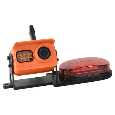 防水IP69k HD車の背面図のカメラ オレンジ色の黒いブラケット