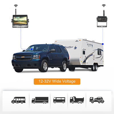 夜間視界33ft RVのトラックのトレーラーのための無線バックアップ カメラ システム