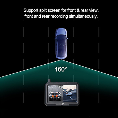 車1080Pの夜間視界のバックアップ カメラ ダッシュ カムのための5インチ スクリーン